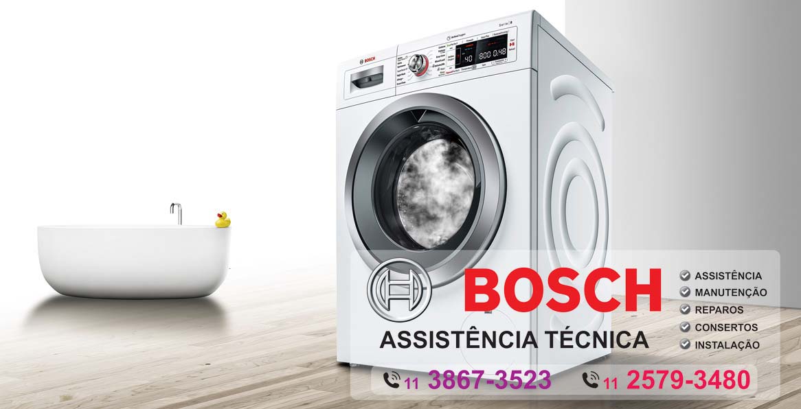 Assistência Máquina de lavar roupas Bosch